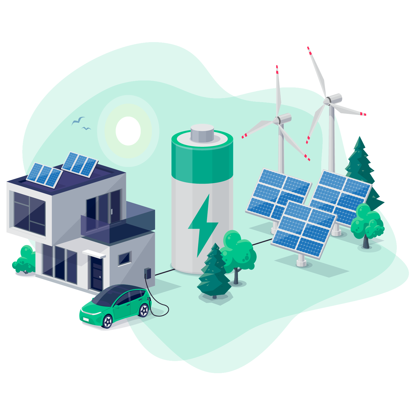 Illustration du Hub Énergétique Daari